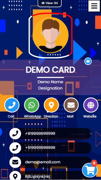 Demo Card